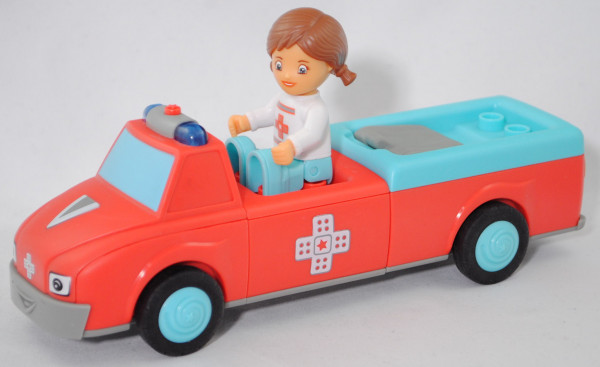 00000 Anna Amby, dreiteiliges Fahrzeug, mit Friktionsmotor, mit Light & Sound, Toddys by siku, mb