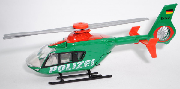 00002 Eurocopter EC 135 (Mod. 96-13) Polizei-Hubschrauber, grün, POLIZEI / D-HMVA, L15n
