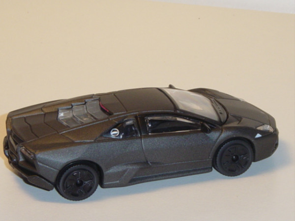 Lamborghini Reventón, mattschwarz, innen schwarz, Bburago, 1:43, mb