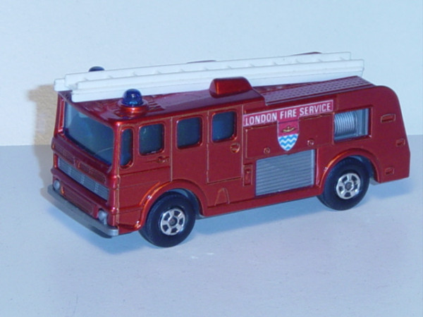 Merryweather Fire Engine, rotmetallic, LONDON FIRE SERVICE, Matchbox Series