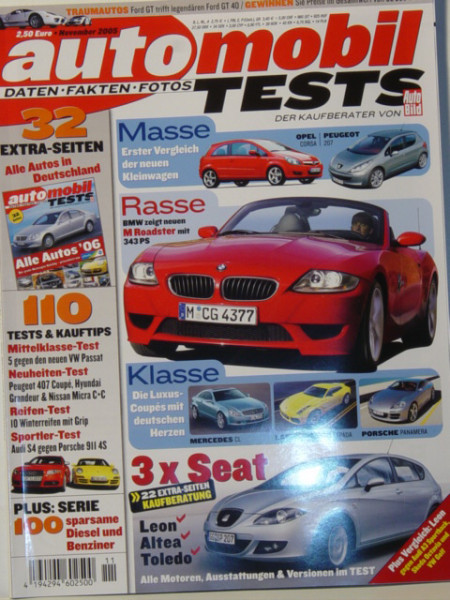 automobil TESTS, Heft 11, November 2005