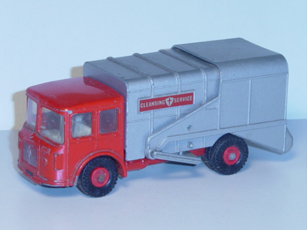 S.D. Refuse Truck, rot/silber, CLEANSING SERVICE, Matchbox King Size, mb
