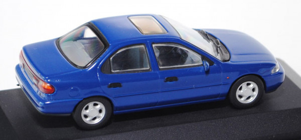 Ford Mondeo Stufenheck (1. Generation, Typ GBP), Modell 1993-1996, isisblau, Minichamps, 1:43, PC-Bo