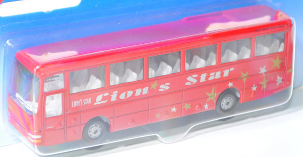 00000a MAN Lion\'s Star A 03 Reisebus (Modell 1999-2003), dunkel-verkehrsrot, innen reinweiß, Lemlra