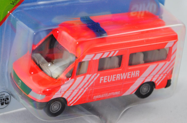 00000 Mercedes-Benz Sprinter (T1N, W 901, Mod. 95-00) Kleinbus Einsatzleitung, hell-leuchtrot, innen