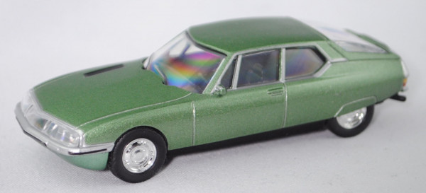 Citroen SM (Typ SB, Modell 1970-1975), vert argenté métal (AC 527), 1:58, Norev MULTIGAM CLASSIC, mb