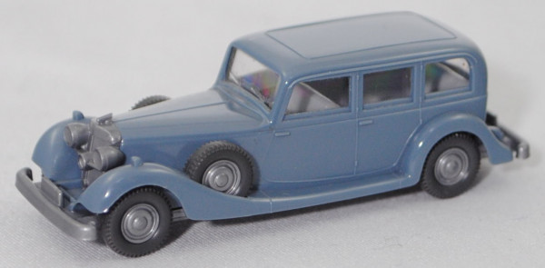 001g Horch 850 (Typ viertürige Pullman-Limousine, Modell 1935-1937), dunkel-graublau, Wiking, 1:87