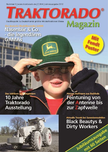 TRAKTORADO® Magazin, Nummer 3, Jahresausgabe 2012, incl. Bericht 10 Jahre TRAKTORADO, Bericht über d