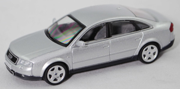 Audi A6 2.4 (C5, Typ 4B, NFL = nach Facelift, Modell 2001-2004), alusilber met., XCARTOYS, 1:64, mb
