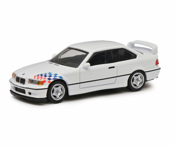 BMW M3 LTW (E36, LTW = Lightweight, Mod. 1992-1995), alpinweiß uni (Farbcode 146), Schuco, 1:64, mb