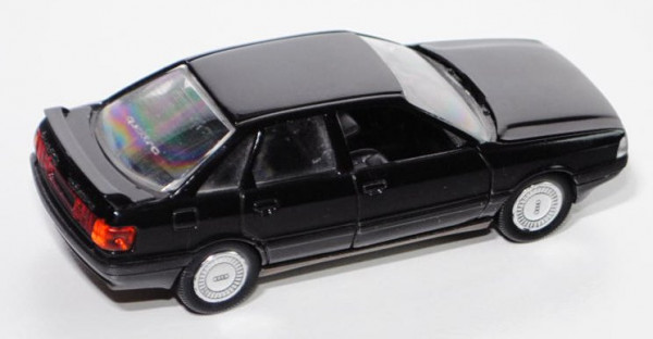 Audi 90 quattro (Typ 89 / B3), Modell 1987-1992, schwarz, Schabak, 1:43, PC-Box (Schachtel nicht ori