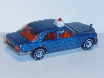 00005 Mercedes 500 SE (Baureihe W 126), Modell 1979-1981, dunkel-blaumetallic, Glas rauch, B4, Umbau