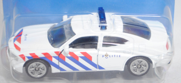 00300 NL Dodge Charger SXT 3.5L V6 (6. Gen., Mod. 05-10) Police Car, weiß, POLITIE, P29e (Limited)