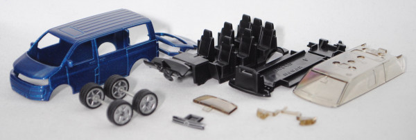Bausatz VW T5 facelift Multivan (Typ 7H, 1. Facelift, Mod. 09-15), dunkel-grünblaumetallic, Tüte