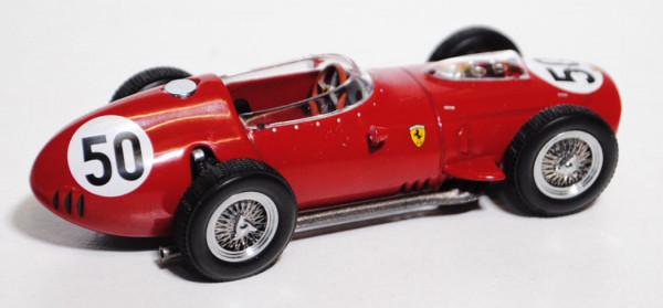 Ferrari Dino 246 F1, Baujahr 1959, Modell 1958-1960, feuerrot, Formel 1 Saison 1959 (2. Platz), Fahr