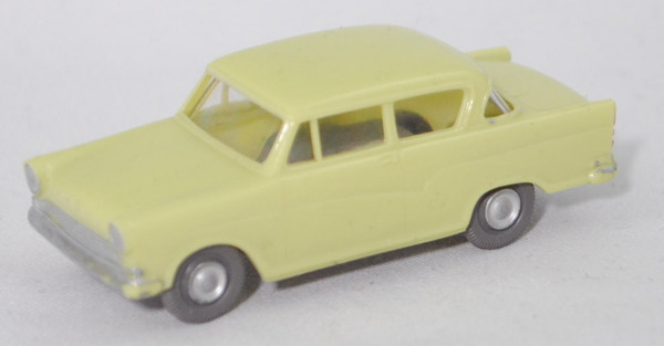 00001 LLOYD 900 ARABELLA (Modell 1959-1963), schwefelgelbgrün, Chassis silbergrau, Siku Plastik 1:60