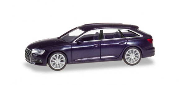 Audi A6 Avant (Baureihe C8, Typ 4K, Modell 2018-), firmamentblau metallic (LX5B), Herpa, 1:87, mb