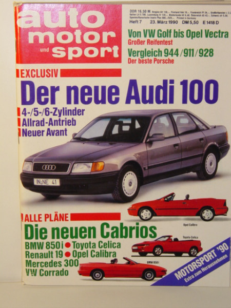 auto motor und sport, Heft 7, 23. März 1990
