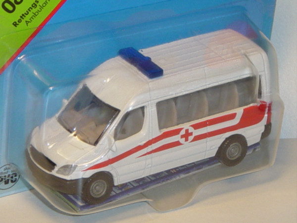 03800 Mercedes-Benz Sprinter II (NCV 3, Mod. 06-13) Kleinbus Rettungsdienst, weiß, rotes Kreuz, P29a