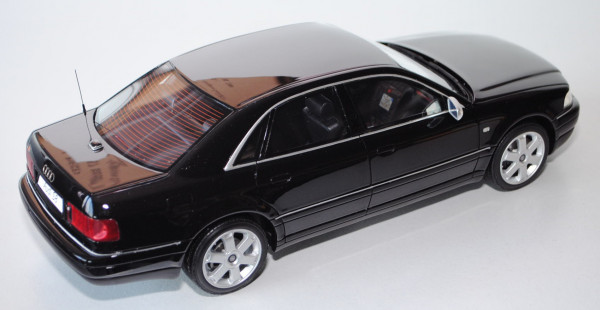 Audi S8 (D2, Typ 4D), Modell 1996-2002, schwarz, OttO mobile, 1:18, mb