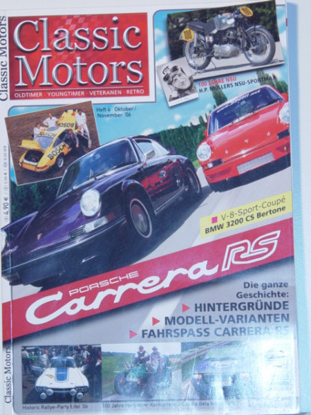Classic Motors, Heft 4, Oktober/November 2006