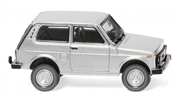 Lada Niva 4x4 1.7i (Typ WAS-21213, Facelift 1994, Mod. 1994-2010), silbermetallic, Wiking, 1:87, mb