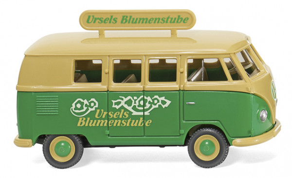 VW Transporter T1 1100 Kombi (Typ 2 T1, Modell 1950-1954, Baujahr 1950), Ursels / Blumenstube