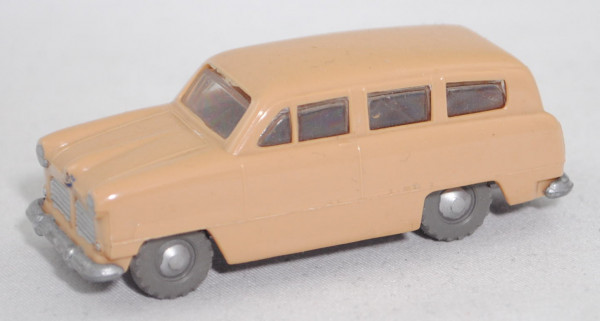 00000b Ford Taunus 12 M Kombi (Typ G13K, Modell 1953-1955), beige, Chassis silbergrau, 1x St, RV 19