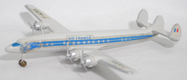 00000 Lockheed L-1649A Starliner (Modell 56-58), AIR FRANCE / F-ACKA, Propeller silber, SIKU, 1:250