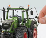 Fendt 939 Vario Traktor, resedagrün/grau, 1:32, Wiking, mb