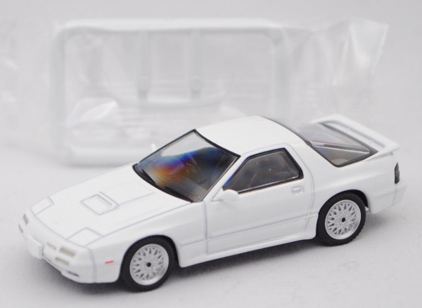 Mazda SAVANNA RX-7 INFINI III (2. Gen., Facelift, Modell 1989-1990), reinweiß, TOMYTEC, 1:64, mb