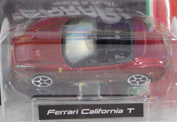 Ferrari California T (Mod. 2014-), rosso mugello, Bburago FERRARI RACE & PLAY, 1:64er Serie, Blister