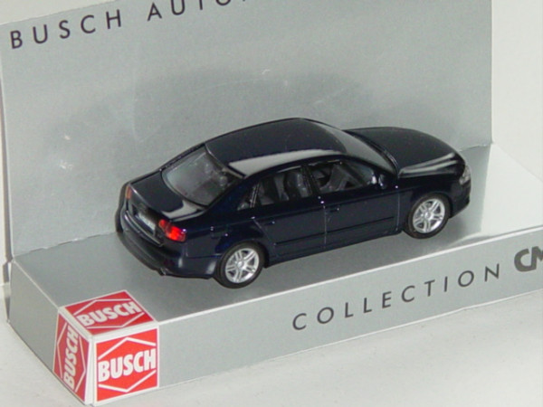 Audi A4, Mj. 2004, dunkelblaumetallic, CMD Collection, Busch, 1:87, mb