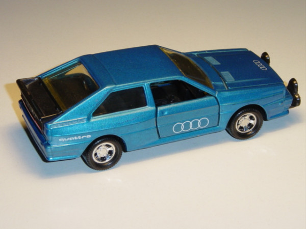 Audi Quattro, Mj. 1980, blaumetallic, Matchbox Super Kings, 1:40