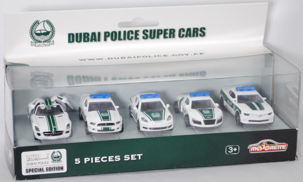Dubai Police Super Cars Set (5 Modelle)