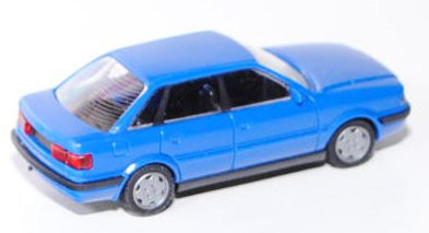 Audi 80 (B4 Typ 8C), Modell 1991-1994, stahlblau, Rietze, 1:87, mb