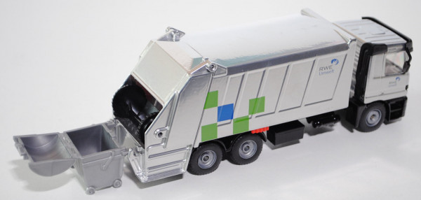 Mercedes Actros M 2631 Müllwagen, weißaluminiummetallic/schwarz, RWE / Umwelt, LKW16, L14n