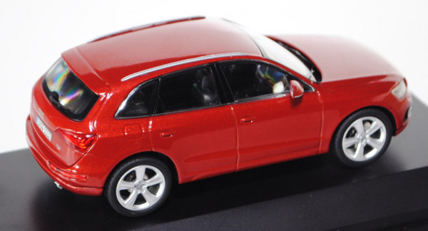 Audi Q5 (Typ 8R, Facelift), Modell 2012-, vulkanrot, Schuco, 1:43, Werbeschachtel