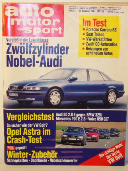 auto motor und sport, Heft 24, 15. November 1991