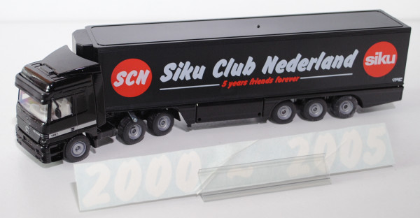 Koffer-Sattelzug, schwarz, SCN Siku Club Nederland / 5 years friends forever / siku, L15