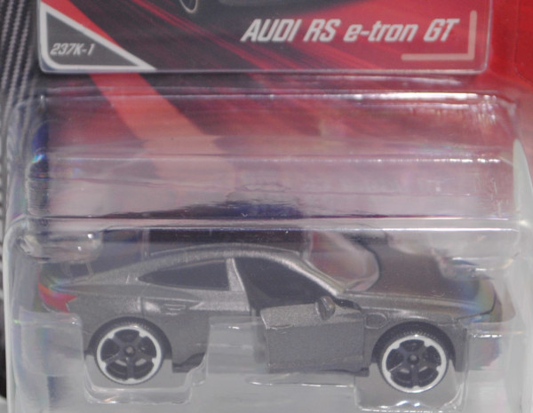 Audi RS e-tron GT quattro (Typ FW, Modell 2021-), h.-umbragraumet., Nr. 237K-1, majorette, 1:63, mb