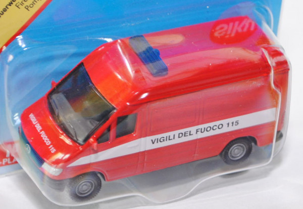 00500 I Mercedes-Benz Sprinter (T1N, W901, Mod. 95-00) Krankenwagen, rot, VIGILI DEL FUOCO 115, P29e