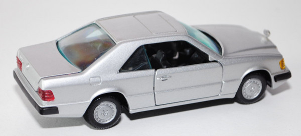 Mercedes-Benz 300 CE Coupé (Baureihe C 124), Modell 1987-1989, silber, Türen + Heckklappe zu öffnen,