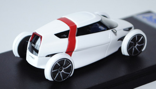 Audi urban concept Sportback, reinweiß/karminrot, IAA 2011, Looksmart Models (Handarbeitsmodell), 1: