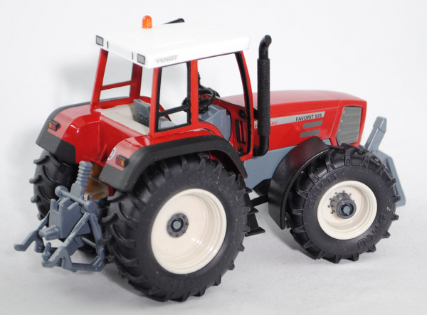 Fendt Favorit 926 Vario Traktor (Modell 1996-2000), reinweiß/karminrot/dunkel-fehgrau/mattschwarz, S