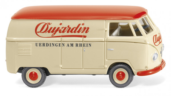 VW Transporter T1 1100 Kastenwagen (Typ 2 T1, Mod. 50-54), hellelfenbein, Dujardin, Wiking, 1:87, mb