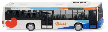 MAN Lion's City A78 Linienbus (Low-Entry-Überlandbus), Modell 2009, weiß, Qbuzz, Wiking, 1:87, mb