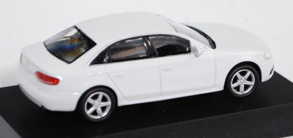 Audi A4 3.2 FSI (B8, Typ K, Modell 2007-2011), ibisweiß, Kyosho, 1:64, Haubenverpackung
