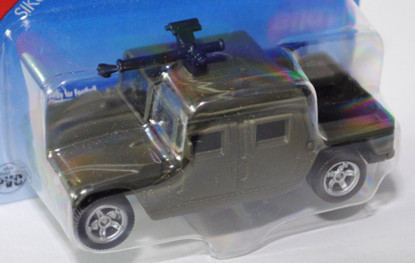 00000 SIKU Pick Up 3 / SIKU DESERT-LION (vgl. Hummer H1 Typ 4-door open top, Modell 92-06), olivgrün