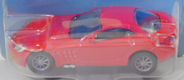 00001 Mercedes-Benz SLR McLaren (C 199, Modell 04-08), d.-verkehrsrot, SIKU, 1:55, P28cE vergilbt